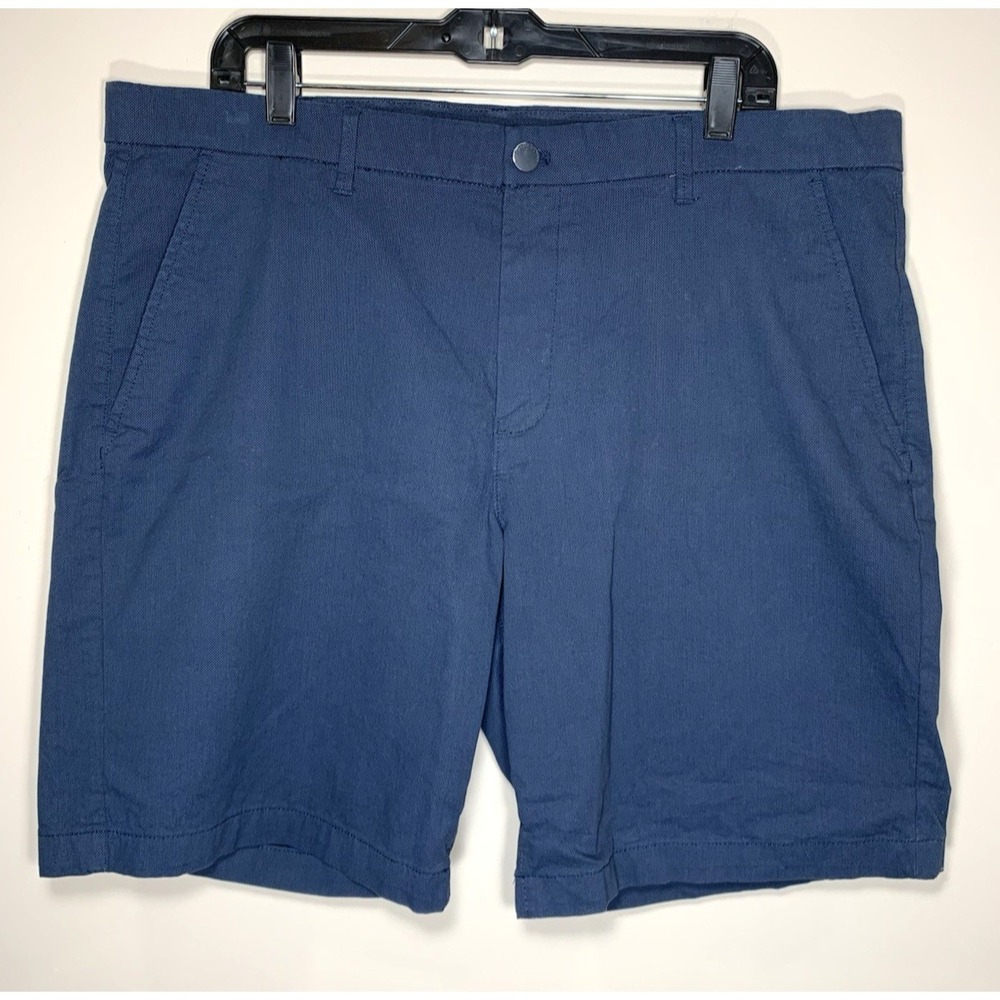 English Laundry Shorts Mens 40 Blue Flat Front Stretch 9" Inseam CEO Midway‎